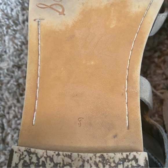 Sam Edelman Suede Gladiator Sandals Size 8 - Picture 2 of 8